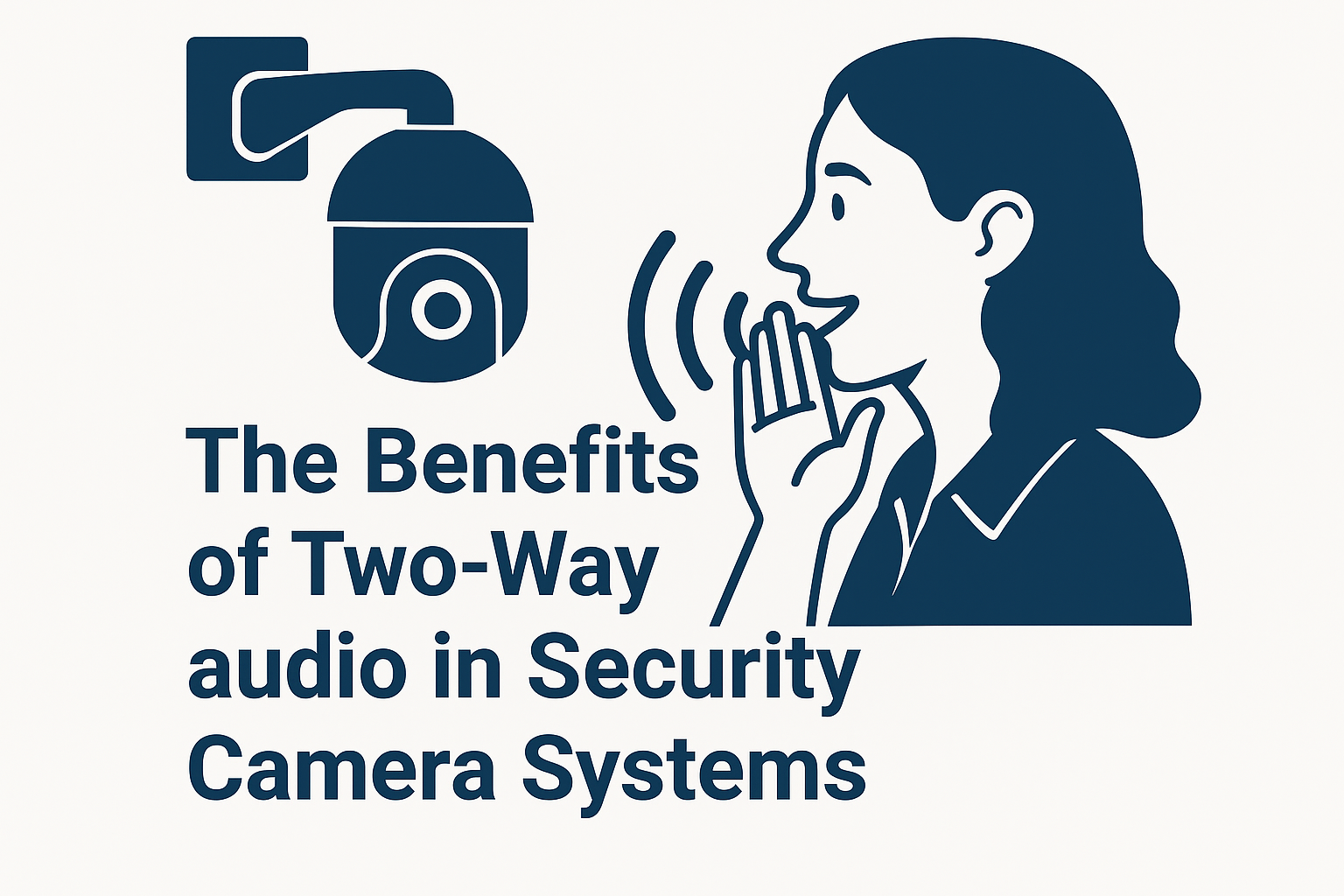 What two-way and one-way audio mean in security cameras