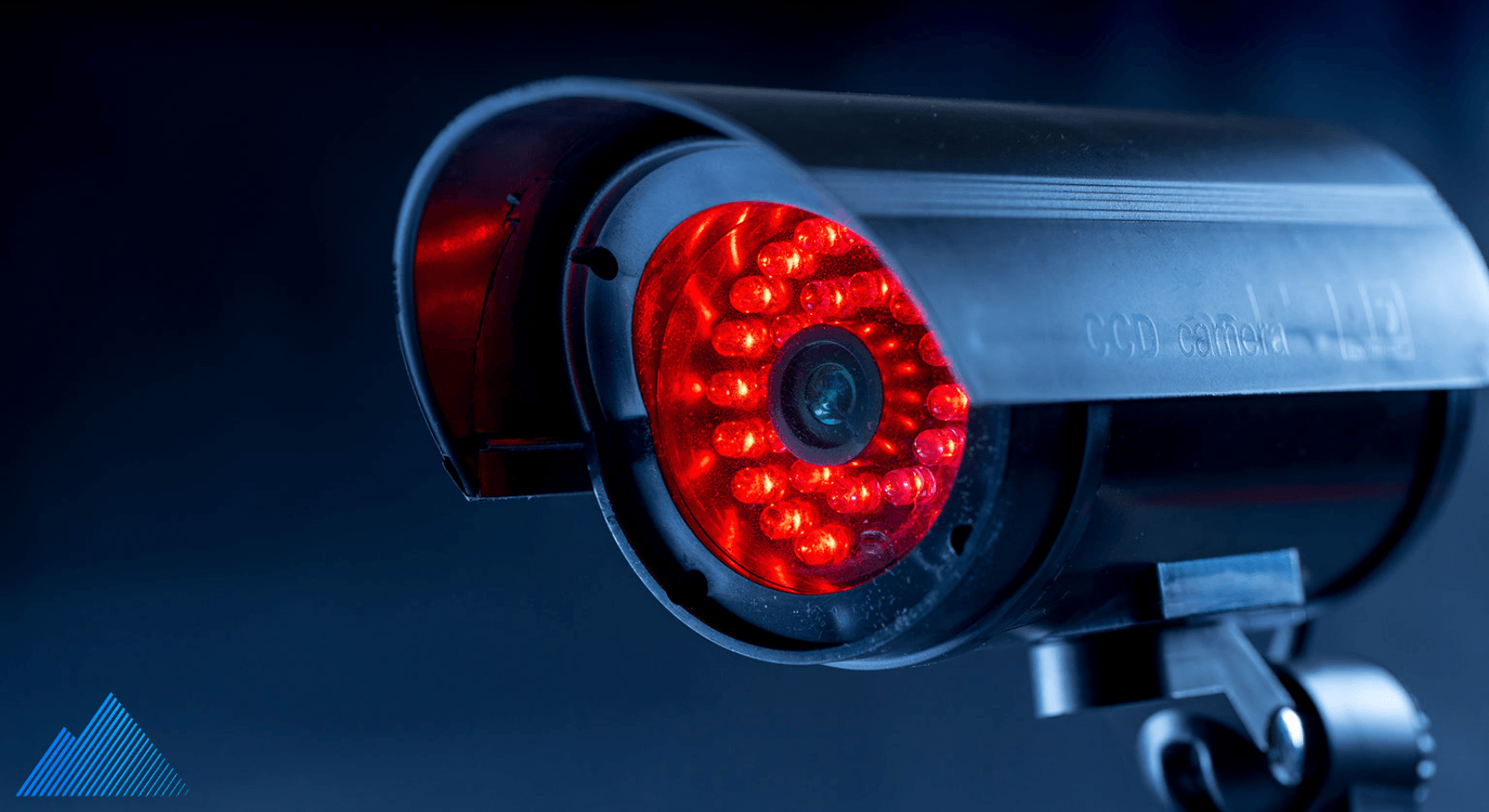 Security camera with active infrared