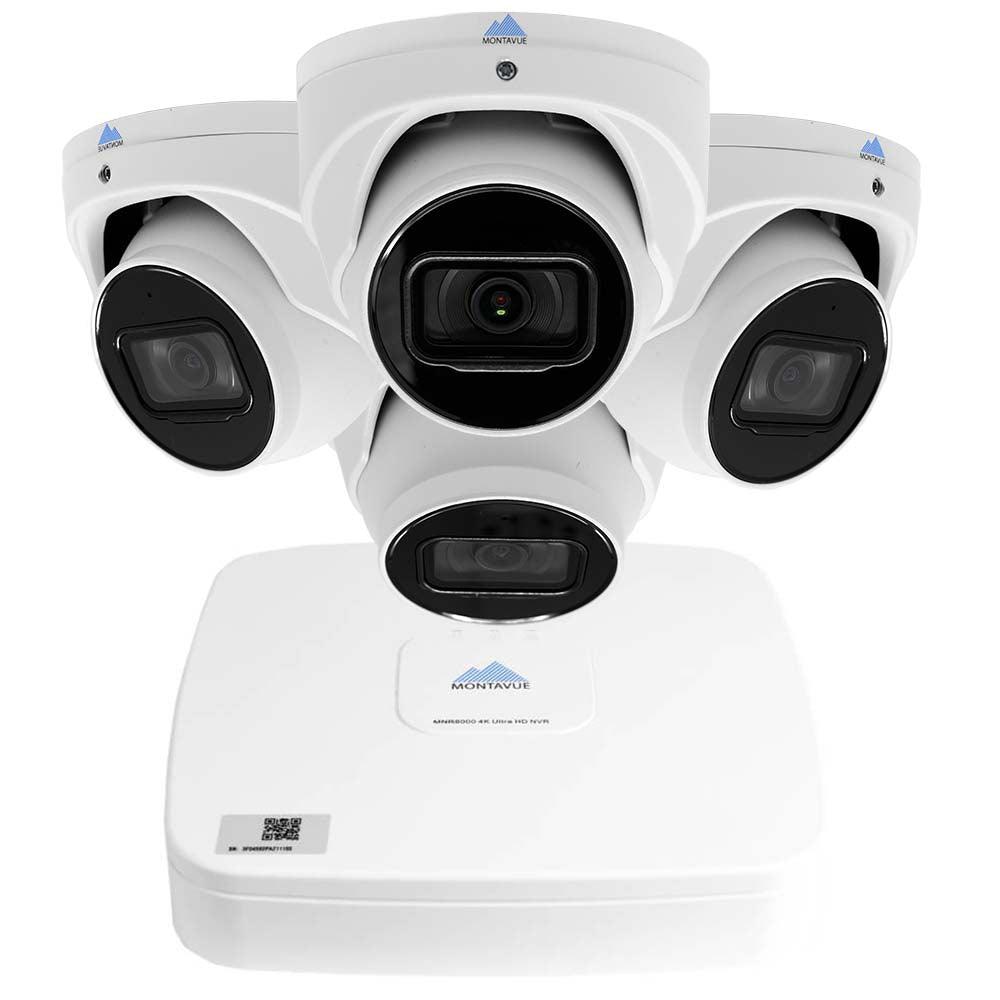 4 Channel Security Camera Systems - Montavue