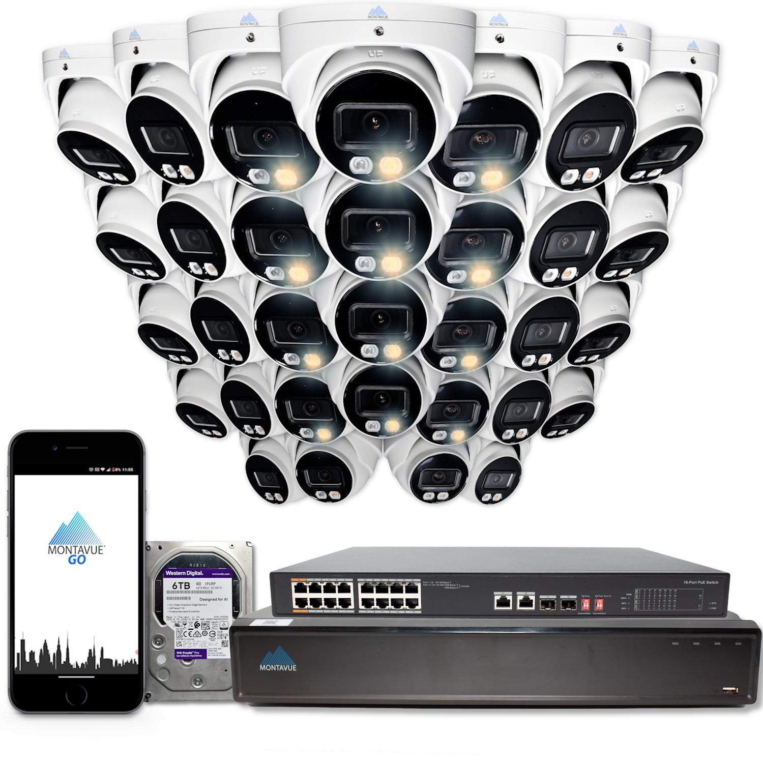 32 camera security store system