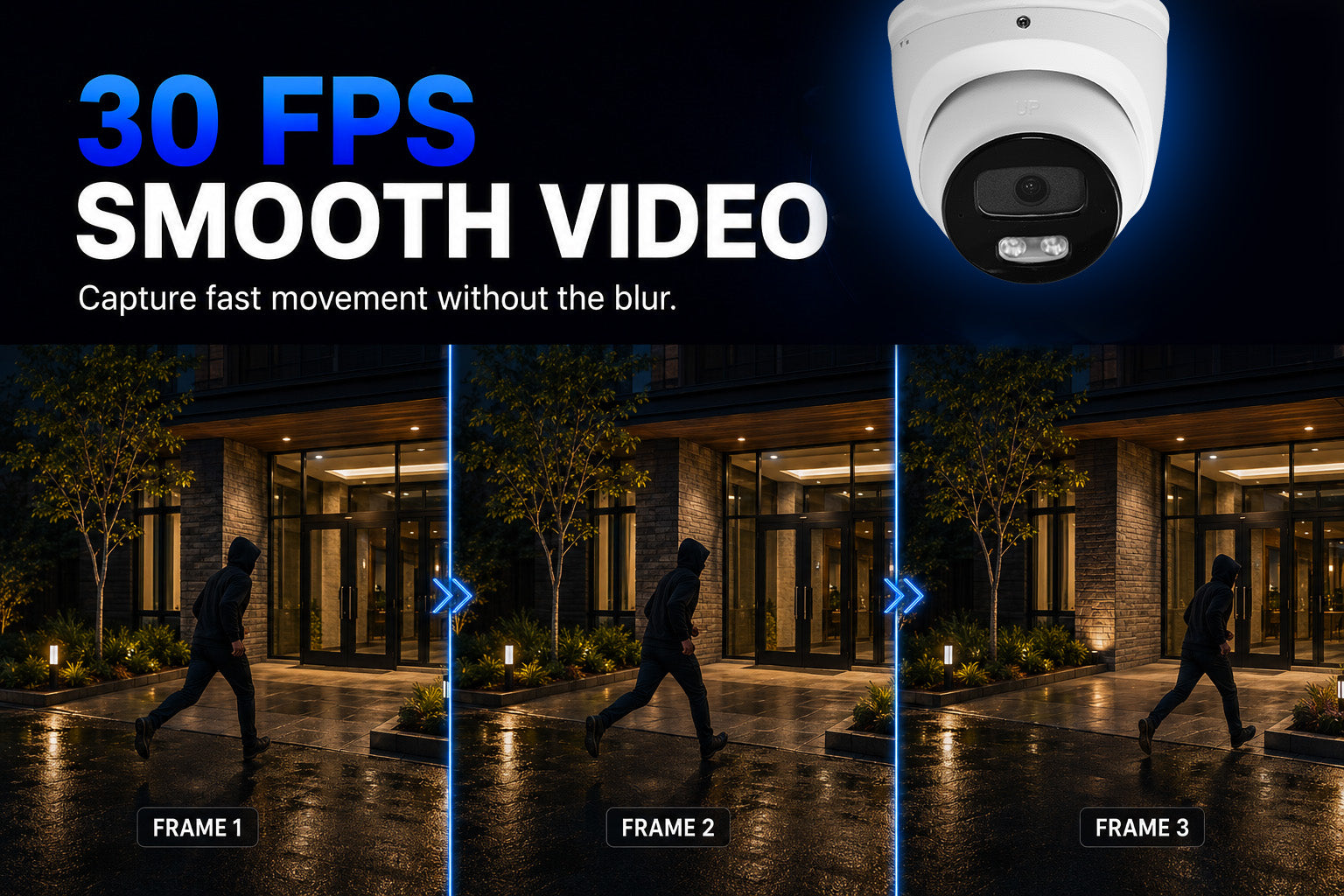 4MP 2K Nexus Smart Light Turret IP Security Camera System with Pro 32 Channel NVR & 6TB HDD - Montavue
