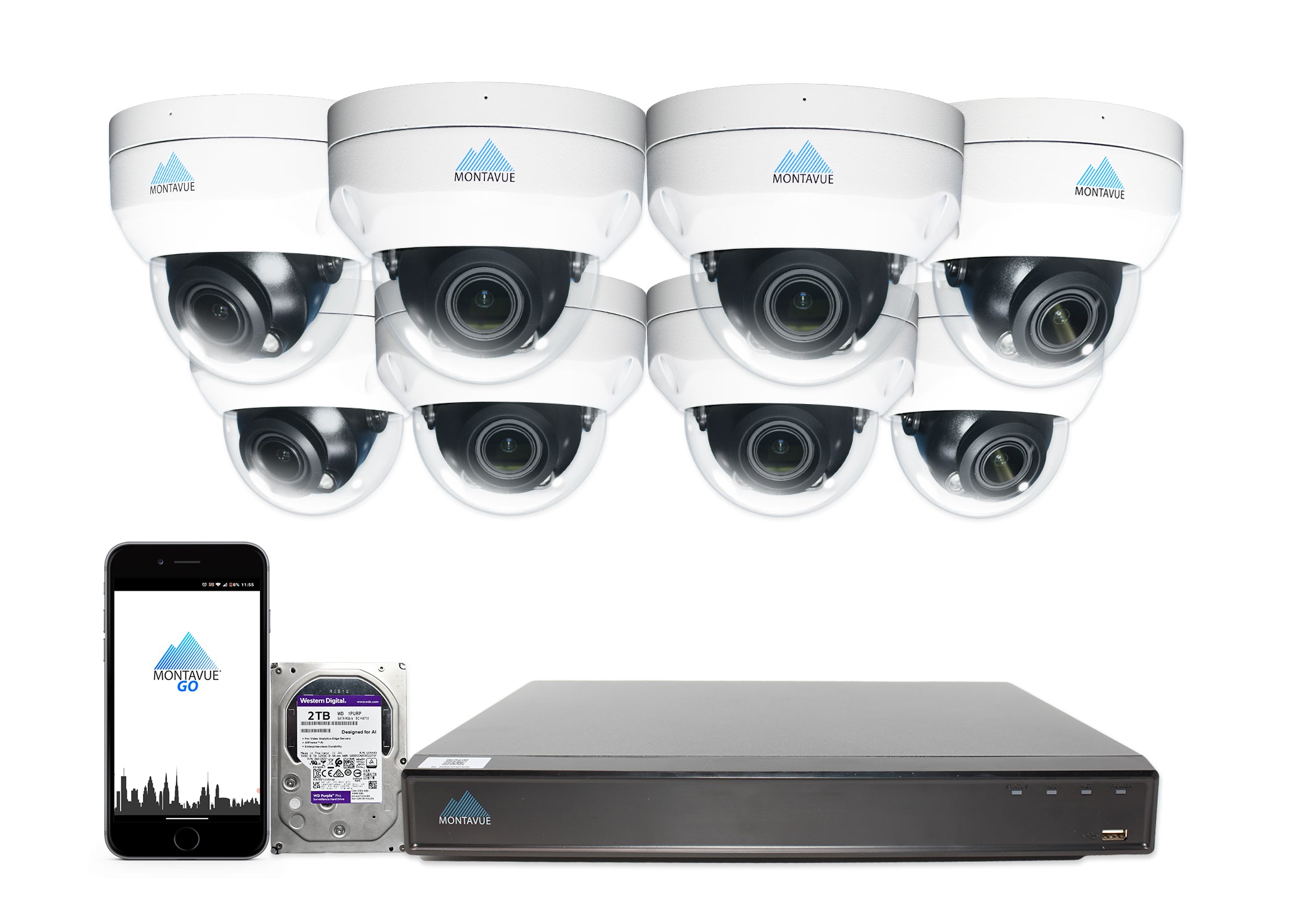 MTD8113-V-AISMD Package | 8MP 4K Smart Varifocal Dome