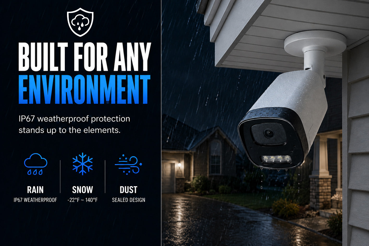 4MP 2K Nexus Smart Light Bullet IP Security Camera System with Pro 32 Channel NVR & 6TB HDD - Montavue