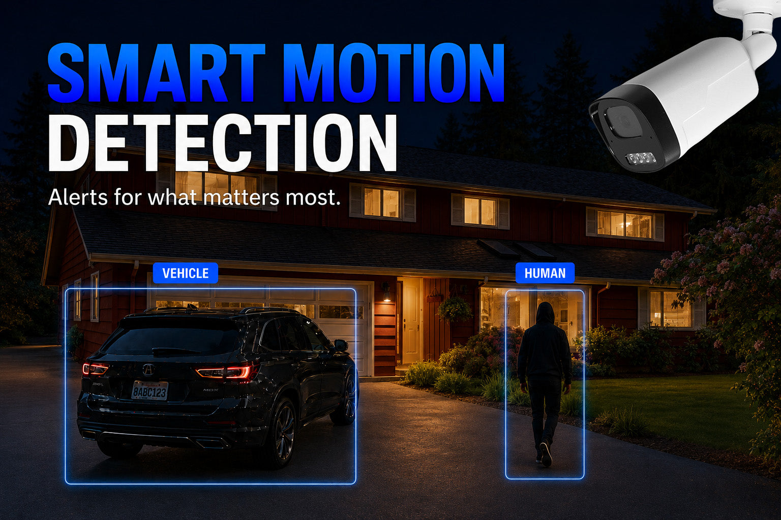 4MP 2K Nexus Smart Light Bullet IP Security Camera System with Pro 32 Channel NVR & 6TB HDD - Montavue