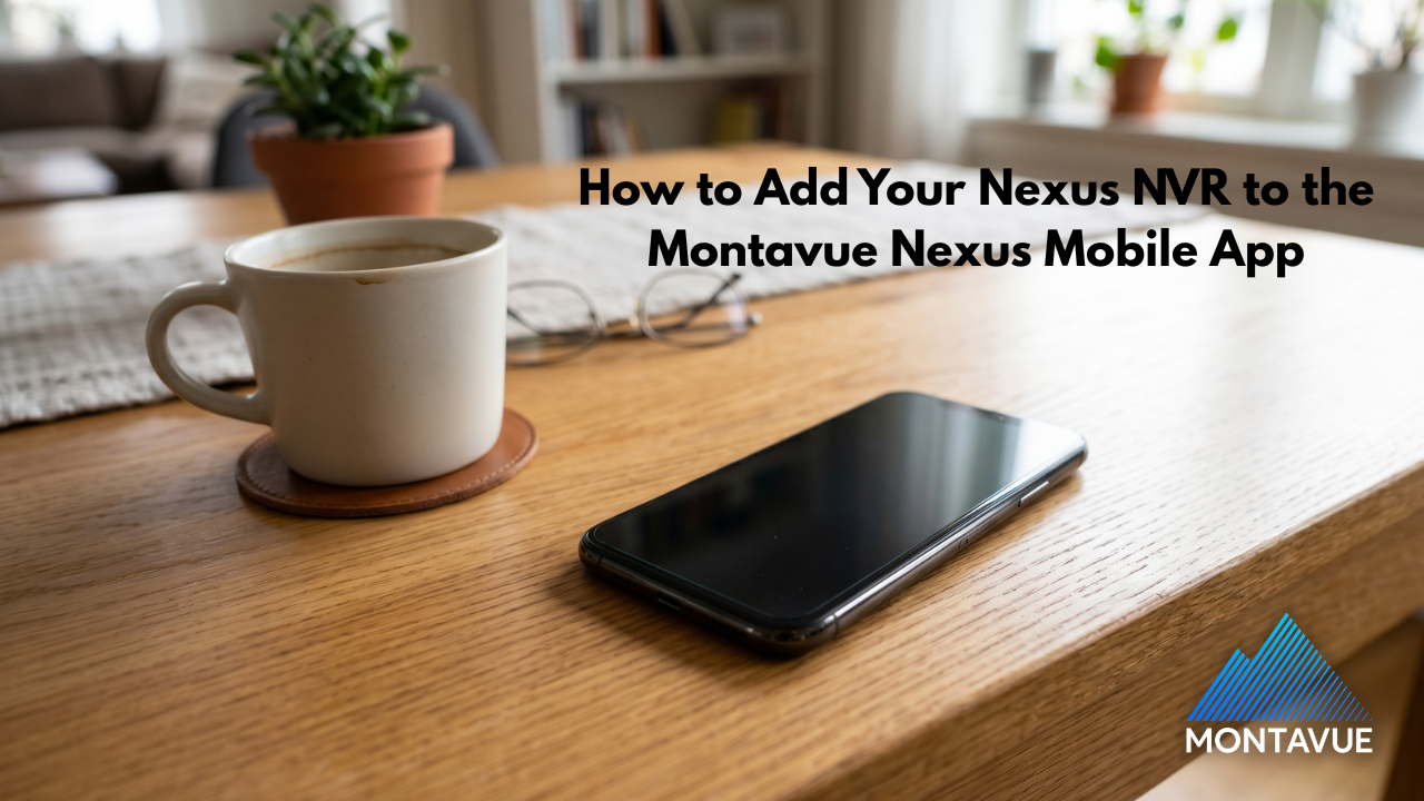 How to Add Your Nexus NVR to the Montavue Nexus Mobile App