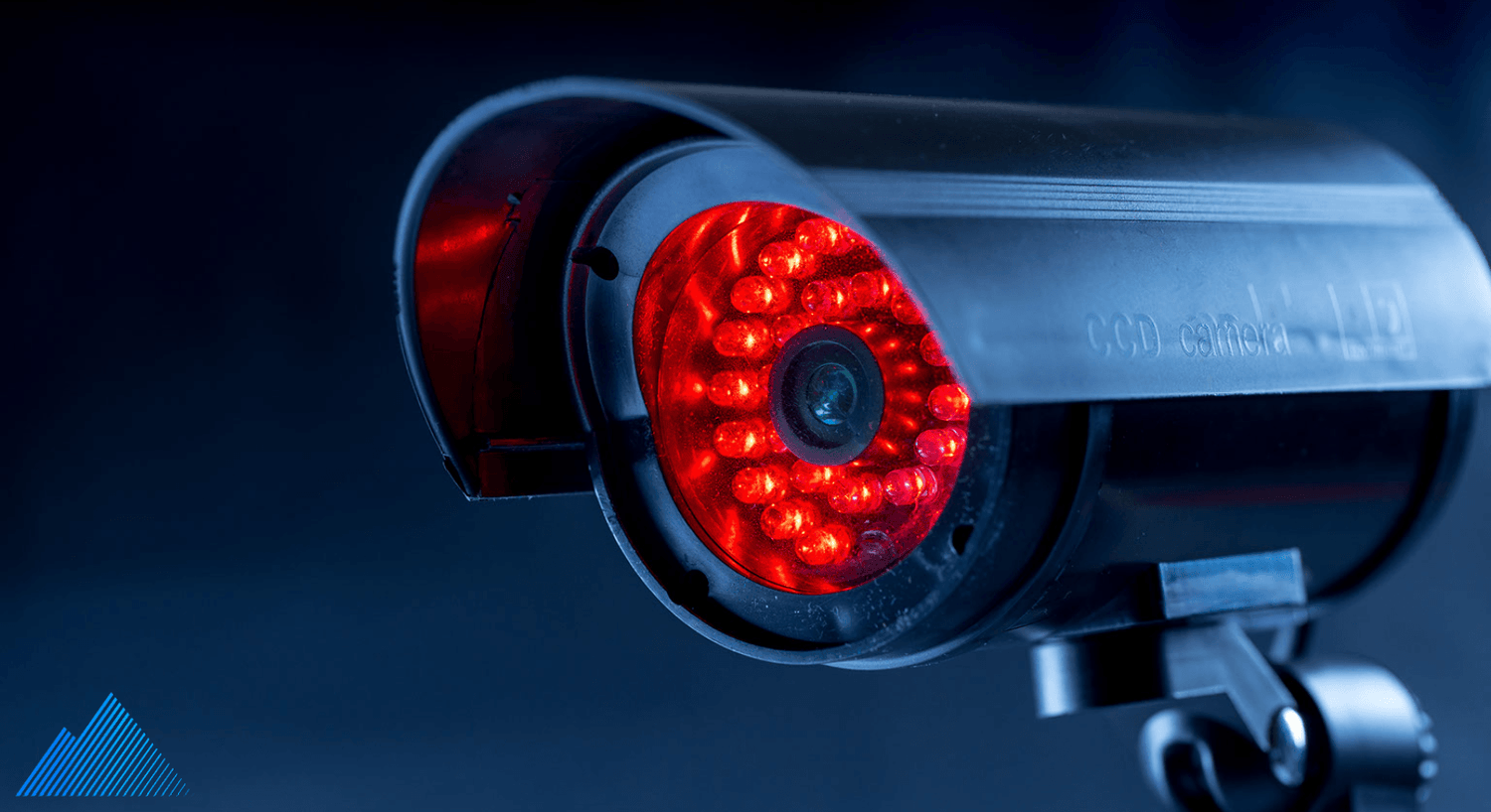 Security camera with active infrared