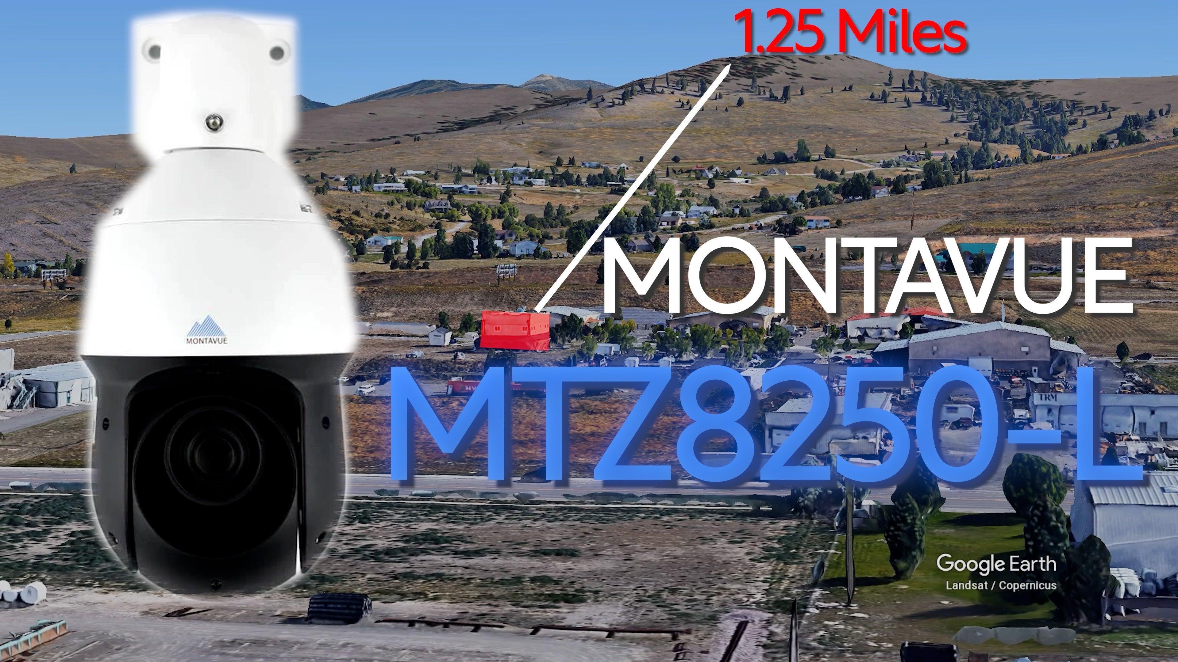 Montavue MTZ8250-L 4K PTZ Camera 25x Zoom 30 FPS Artificial Intelligence and Smart Motion Detect - Montavue