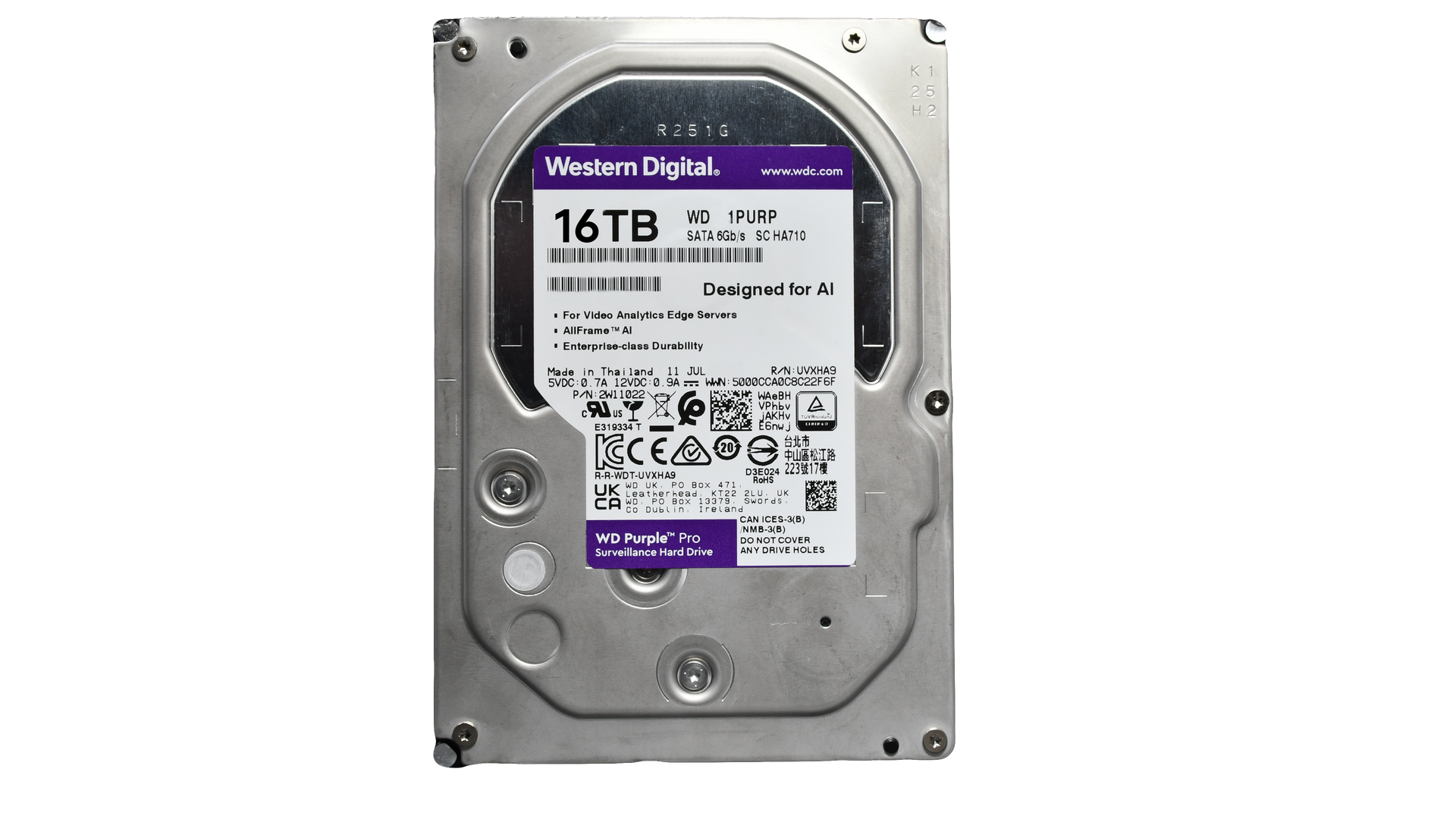 Surveillance Grade Hard Drives for NVRs (1TB-20TB)