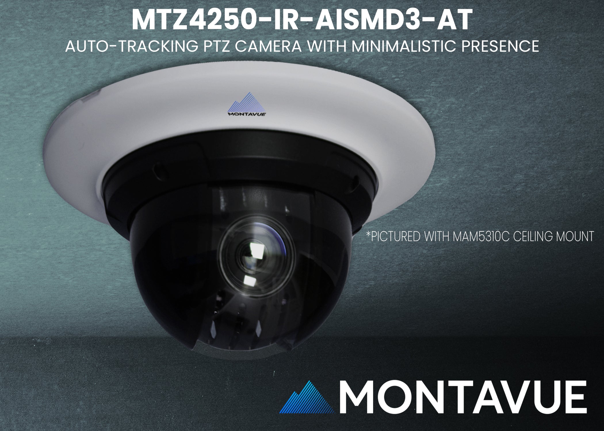 MTZ4250 | 4MP 2K Auto-Tracking PTZ Camera with 25x Zoom and SMD 3.0 - Montavue