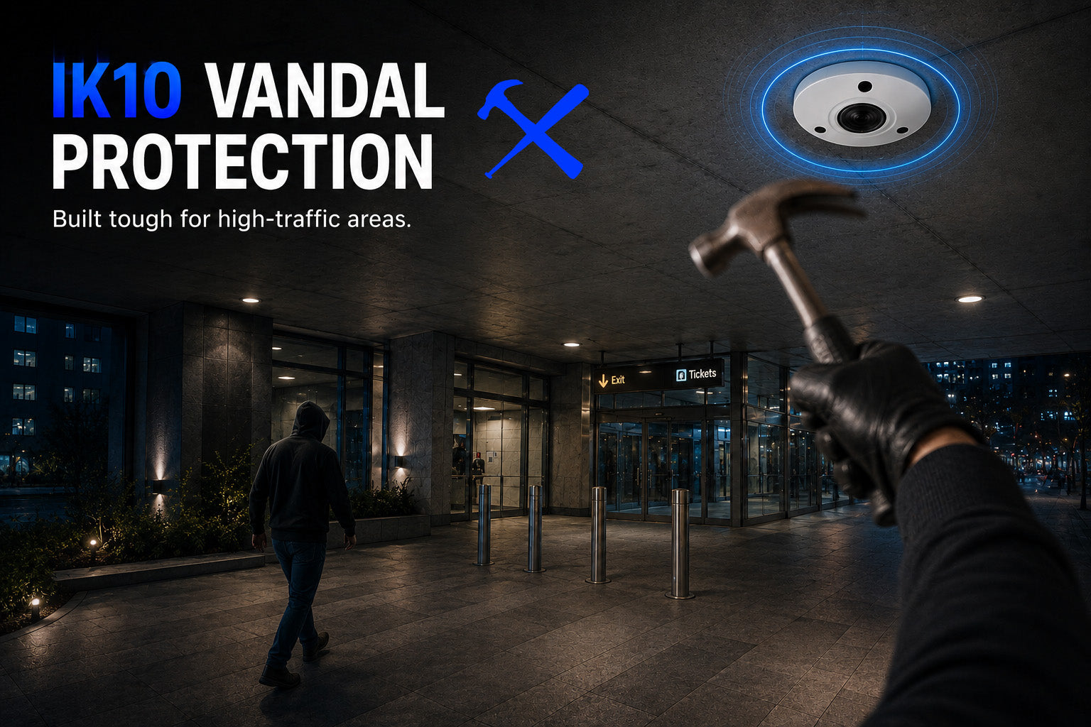MNF-12-201 Montavue Nexus 12MP 360° Fisheye PoE IP Security Camera - Montavue