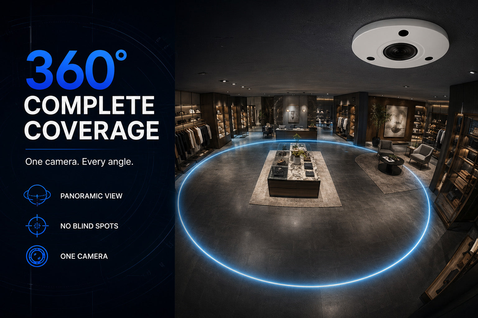 MNF-12-201 Montavue Nexus 12MP 360° Fisheye PoE IP Security Camera - Montavue