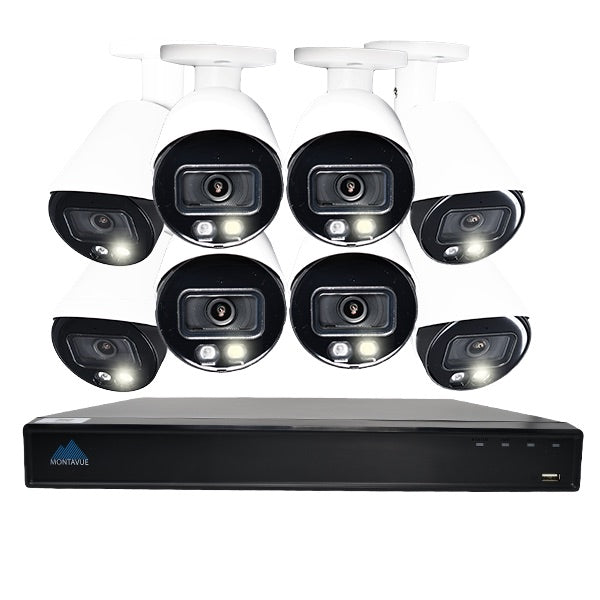 MTT4095, MTB4095, MTD4095, NVR, security camera system, IP PoE Wired, 2K 4MP, Indoor, outdoor, full night color, smart motion detection, AI 