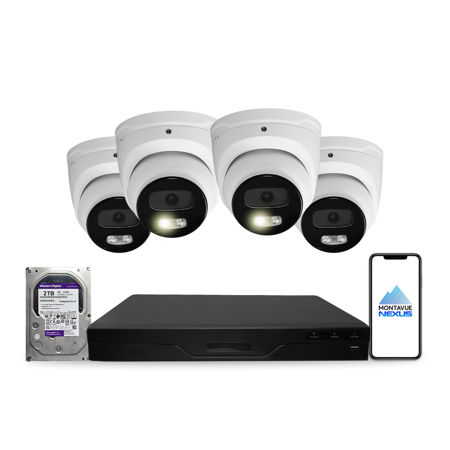 Nexus 8-channel camera package